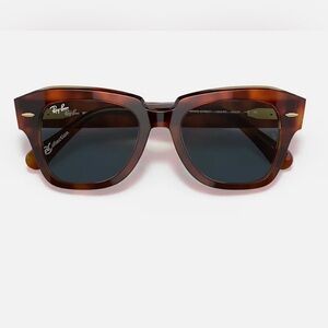 Ray-Ban State Street Havana Tortoiseshell Brown Sunglasses